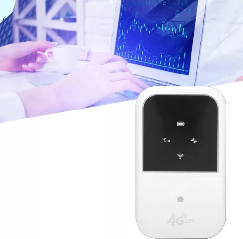 4G LTE hordozható mobil router – 150 Mbps, WiFi hotspot, 8 eszköz egyidejű csatlakozása