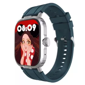   NovaTime szürkéskék Okosóra - Egészségfigyelő Bluetooth, sport, pulzusszám, véroxigén, több funkció