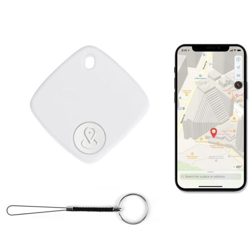 Okos nyomkövető – Kulcs, telefon, háziállat kereső eszköz, fehér