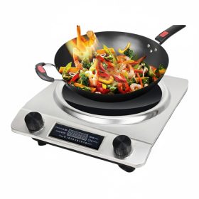   CityWok Hordozható Indukciós Főzőlap – 3000W, Érintőkijelző, Kompakt Rozsdamentes Acél Kivitel