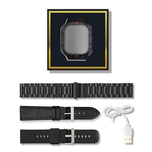 ZTfit ZT09-HM Fekete okosóra, fekete szilikon, fém és bőrszíj
