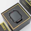 ZTfit ZT09-HM Fekete okosóra, fekete szilikon, fém és bőrszíj