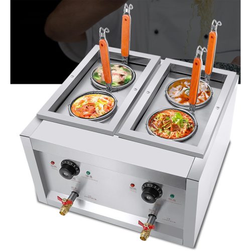 Professzionális elektromos tésztafőző – 4 főzőkosárral