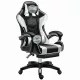 Likeregal 920 gamer szék lábtartóval, masszázs funkcióval, fehér