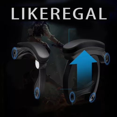 Likeregal 920 gamer szék lábtartóval kék masszázs funkcióval