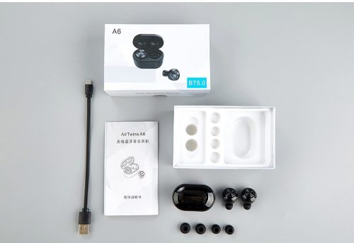 Ultra A6  vezetéknélküli fülhallgató - beépített powerbank, mikrofon