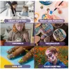 10 darabos művész ecsetkészlet – precíz részletekhez és miniatűr festéshez