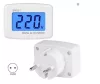 AC 110V–220V Digitális Voltmérő – EU szabványos csatlakozóval, LCD kijelzővel