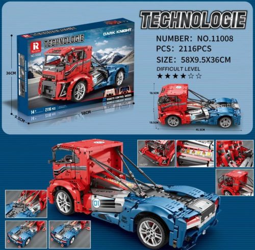 Reobrix Iron Knight kamion építőkészlet 2 távirányítóval