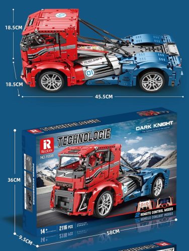 Reobrix Iron Knight kamion építőkészlet 2 távirányítóval