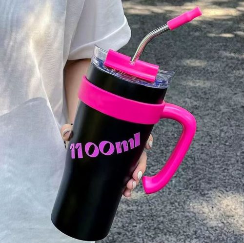 Rózsaszín Rozsdamentes Acél Kulacs (CY-069) 1100 ml 