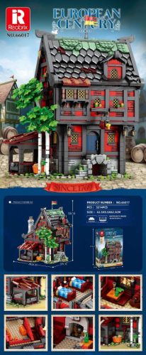 Reobrix 66017 – Középkori Fogadó  3214db-os építőkészlet