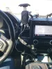 iMESTOU lopásbiztos motoros telefontartó – alumínium, 1" golyós rögzítéssel