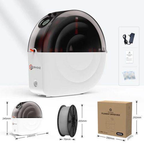 ERYONE Snail M2 3D nyomtató filament szárító doboz – fűtéses, ventilátoros