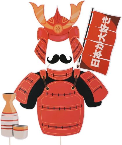 20 db-os Japán Tea Party Photo Booth Kellék Szett