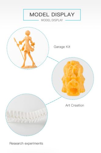 Creality Standard Resin – Fehér – 500 g | Gyors, precíz LCD/DLP 3D nyomtatógyanta