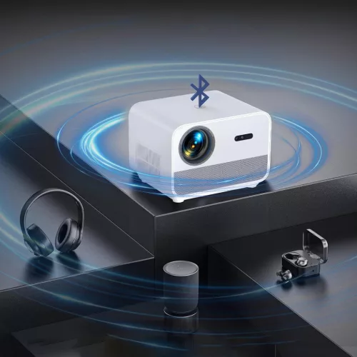 FunFlix A1 Okos Projektor – 1080P, 4K támogatás, Android TV, WiFi 6, Bluetooth 5.2