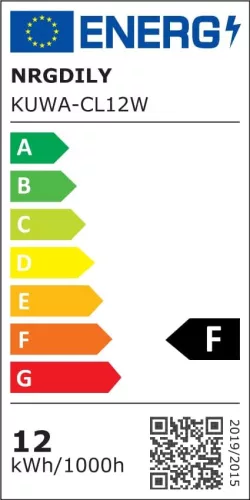 NRGDILY R12WW LED mennyezeti süllyesztett spotlámpa szett – 12W, 3000K meleg fehér (2 db)