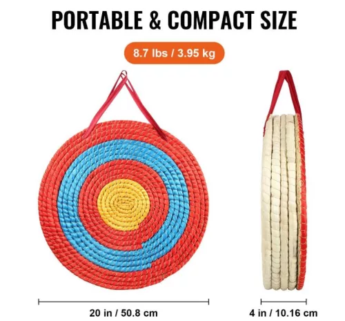 íjásztábla, 5 rétegű, 51 cm-es nyílcél, hagyományos,
