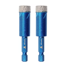   BRSCHNITT 14 mm Száraz Gyémánt Lyukfúró Készlet – 2 db/csomag, Hatszög Szárral