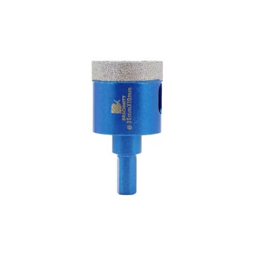 BRSCHNITT 35 mm gyémánt körkivágó / koronafúró üveghez, csempéhez, kerámiához, márványhoz – 3 db-os szett