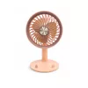 USB-n újratölthető hordozható asztali ventilátor – 5 sebességfokozattal, állítható fejjel