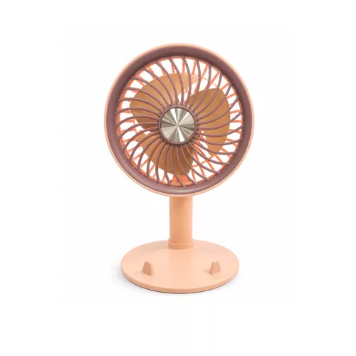 USB-n újratölthető hordozható asztali ventilátor – 5 sebességfokozattal, állítható fejjel
