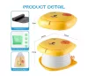 Összecsukható gyerekbili, műanyag, hordozható, ergonomikus kialakítás, 6 éves kortól,