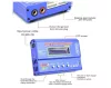 Lipo töltő 2s-6s Imax B6 akkumulátorokhoz Balance-Charger funkcióval, 1150 mAh, 80W, 6A, kék