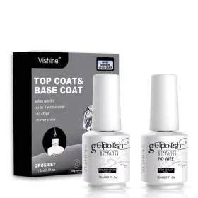   Vishine tartós leoldható géllakk alap- és fedőlakk szett 2*15 ml