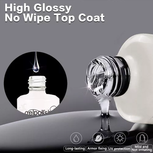 Vishine tartós leoldható géllakk alap- és fedőlakk szett 2*15 ml