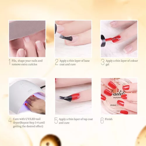 Vishine tartós leoldható géllakk alap- és fedőlakk szett 2*15 ml