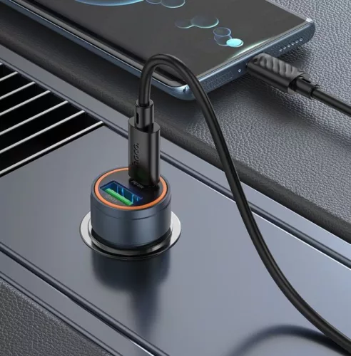 Hoco Z49B Level PD38W USB-A QC 18W + Type C (1C1A) autós töltő