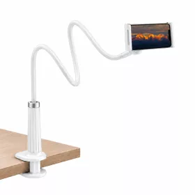   Asztali mobil/tablet tartó konzol hosszú karral HS-1007 - Fehér