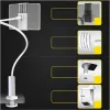 Asztali mobil/tablet tartó konzol hosszú karral HS-1007 - Fehér