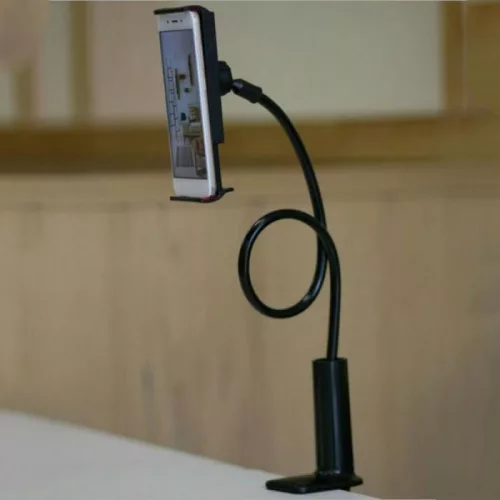 Asztali mobil/tablet tartó konzol hosszú karral HS-1007 - Fehér