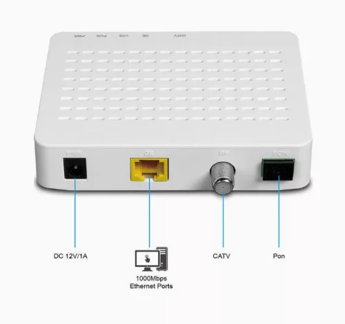 G53C XPON ONU optikai modem – 1GE + PON + CATV kivitel optikai hálózati terminál