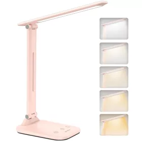   Bickon 5 az 1-ben LED asztali lámpa érintőgombbal és időzítővel, USB tápellátással