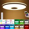 Round RGB  hangszorós Okos Lámpa