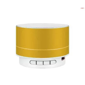 A10 Bluetooth hangszóró fémes sárga
