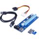 PCI-express x1 - x16 riser kártya mining/rendering kit 