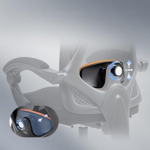 ‎Dowinx Ergonomikus irodai vezetői szék fejtámlával, deréktámasszal és kihúzható lábtartóval