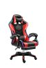 Likeregal 920 LED gamer szék lábtartóval piros masszázs funkcióval