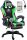 Likeregal 920 LED gamer szék lábtartóval zöld masszázs funkcióval