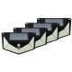 FourKings 4 db 110 LED- es napelemes mozgásérzékelős lámpa