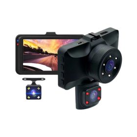   REC Dupla lencsés Autós fedélzetikamera tolatókamerával X-8 - 360 fokban forgatható
