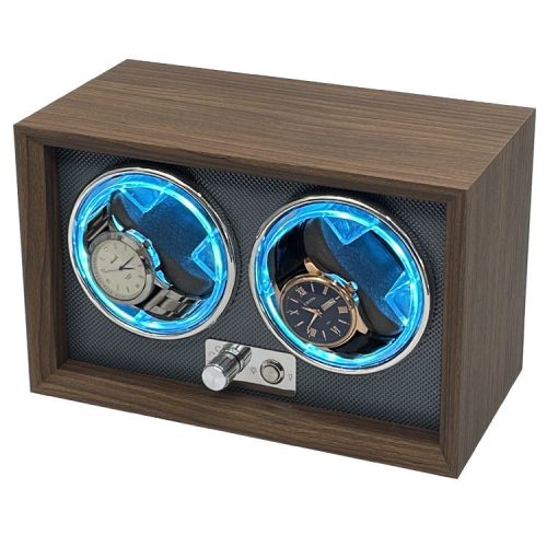 Elegáns óratartó doboz, 2 részes automatikusan forgató