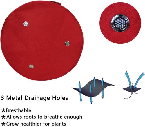 Laxllent Textil virágcserép  2 nagy 2 kicsi zöld