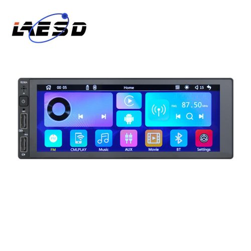 Laeso 1 dines Apple carplay + Android Autó GPS navigáció, autórádió, 6.86 hüvelykes