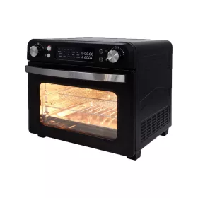  Abossk Air (25L) 1700W Digitális kijelzős légkeveréses sütő  forgónyárssal- fekete